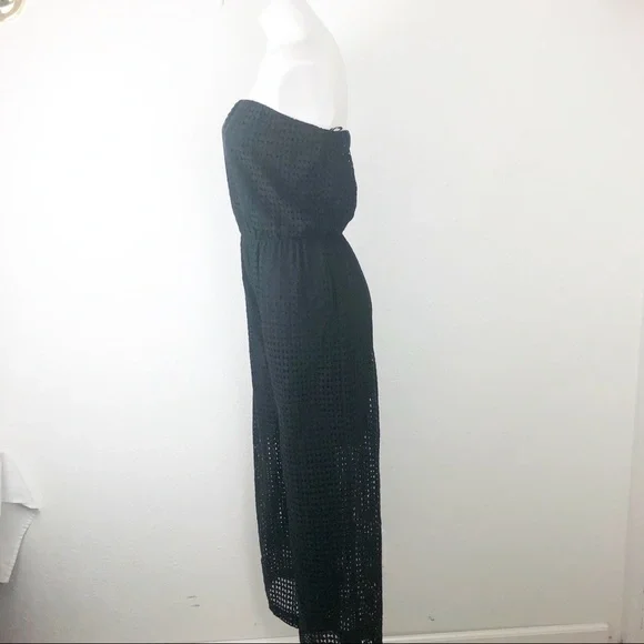 19 Cooper Black Sheer Strapless Jumpsuit Size M - Picture 3 of 7